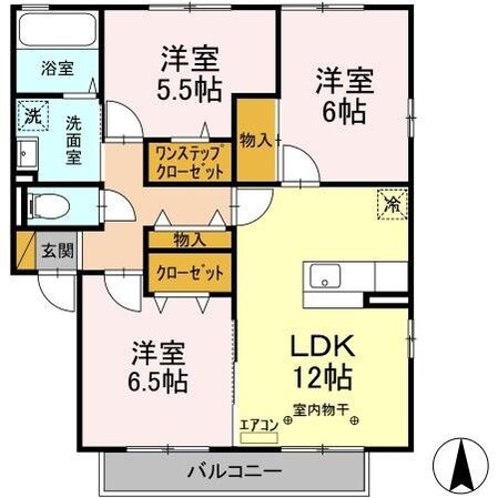 クリスタルエトワール の物件間取画像